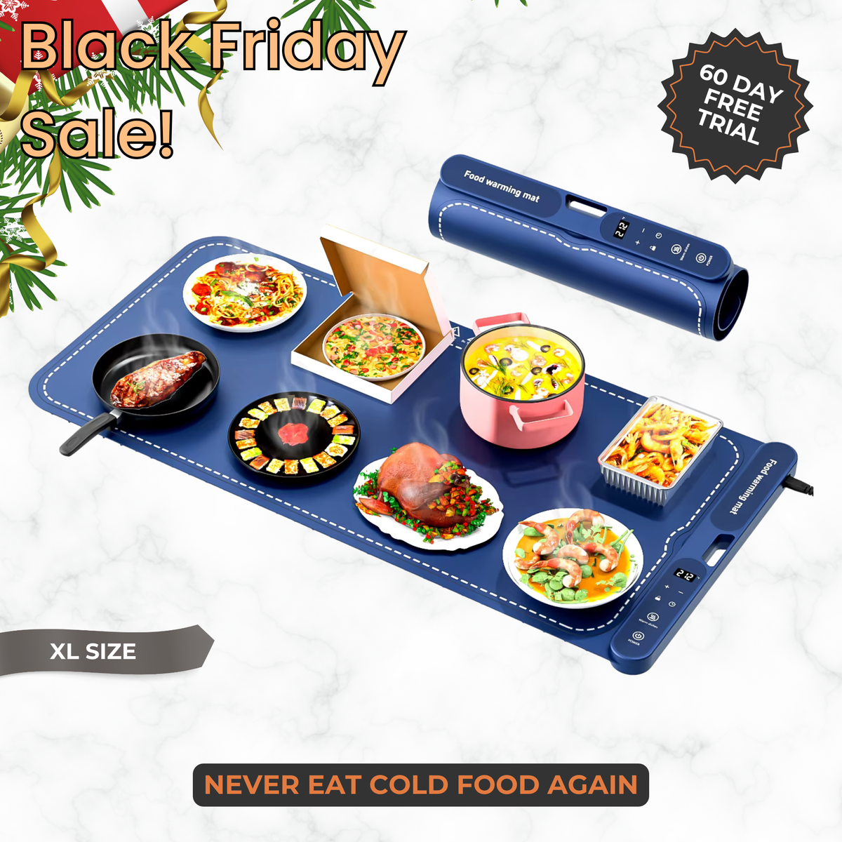 WarmitMat™- Adjustable Food Warming Mat 2.0