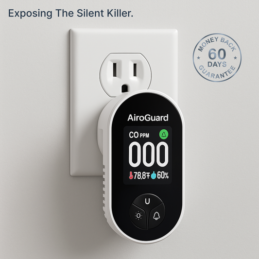 AiroGuard™ - 3-in-1 Carbon Monoxide Detector