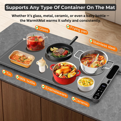 WarmitMat™- Adjustable Food Warming Mat 2.0