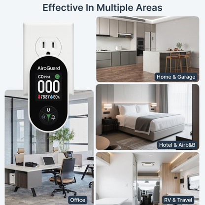 AiroGuard™ - 3-in-1 Carbon Monoxide Detector