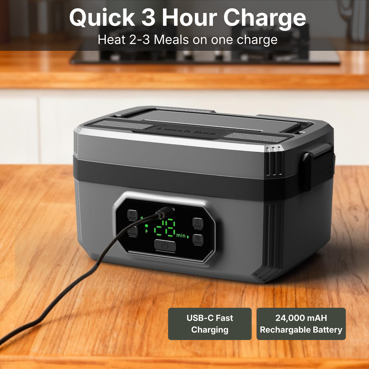 ThermaCase™ - Wireless Self Heating Lunch Box